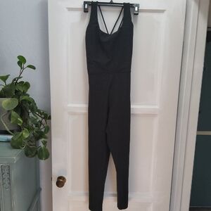 CALIA by Carrie Underwood Black Strappy Jumpsuit